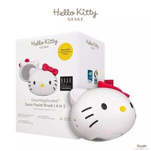 GESKE Hello Kitty Sonic Facial Brush 4 in 1 NWT